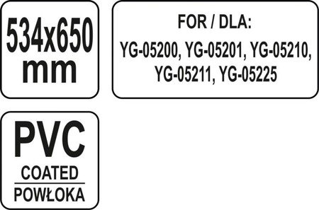 PÓŁKA ZAPASOWA 534*650MM | YG-05400