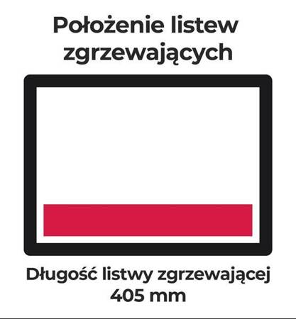 Pakowarka próżniowa komorowa goSENSOR M | nastawna | listwa 405 mm | pompa ALUE 16 m3/h | 0,85 kW | 475x589x438 mm | TGM6V1E2 | RESTO QUALITY TGM6V1E2