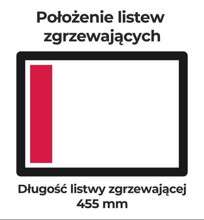 Pakowarka próżniowa komorowa iSENSOR L | nastawna | listwa 455 mm | pompa busch 20 m3/h | 1,2 kW | 620x626x453 mm | przyłącze gazu obojętnego | TIL2B1G2 | RESTO QUALITY TIL2B1G2