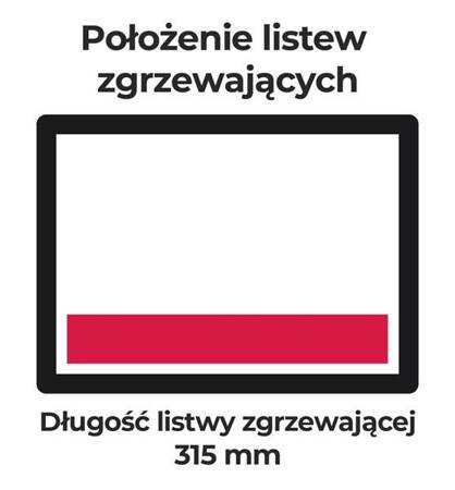 Pakowarka próżniowa komorowa iSENSOR S | nastawna | listwa 315 mm | pompa BECKER 8 m3/h | 0,96 kW | 388x546x389 mm | przyłącze gazu obojętnego | TIS8K1G2 | RESTO QUALITY TIS8K1G2