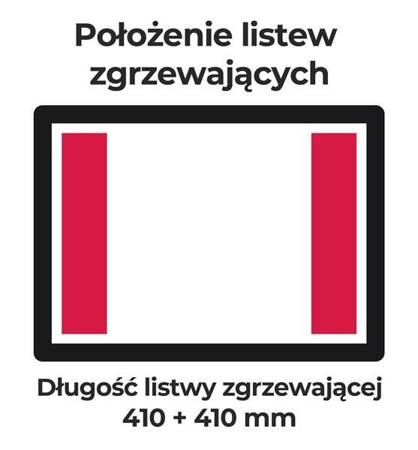 Pakowarka próżniowa komorowa iSENSOR S | wolnostojąca | listwa 410 + 410 mm | pompa BECKER 20 m3/h | 0,75 kW | 853x537x1032 mm | FSS2K2E2 | RESTO QUALITY FSS2K2E2