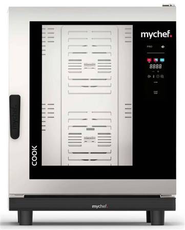 Piec konwekcyjno-parowy elektryczny | automatyczny system myjący | 10xGN1/1 | 18,6 kW | 400 V | Mychef COOK PRO 101E