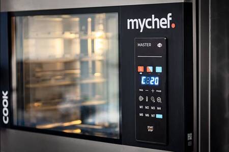 Piec konwekcyjno-parowy elektryczny | automatyczny system myjący | 6xGN1/1 | 7,3 kW | 400 V | Mychef Cook MASTER Compact 061E | RESTO QUALITY Cook MASTER Compact 061E