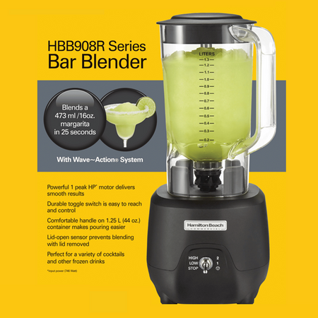 Profesjonalny blender barmański HBB908R-CE 1.25l, Hamilton Beach Commercial