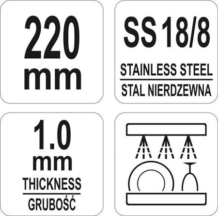 SZCZYPCE DO SPAGHETTI 220MM | YG-02732