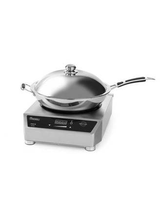 Wok indukcyjny model 3500 (239766) + patelnia indukcyjna Wok (23 HENDI 239681